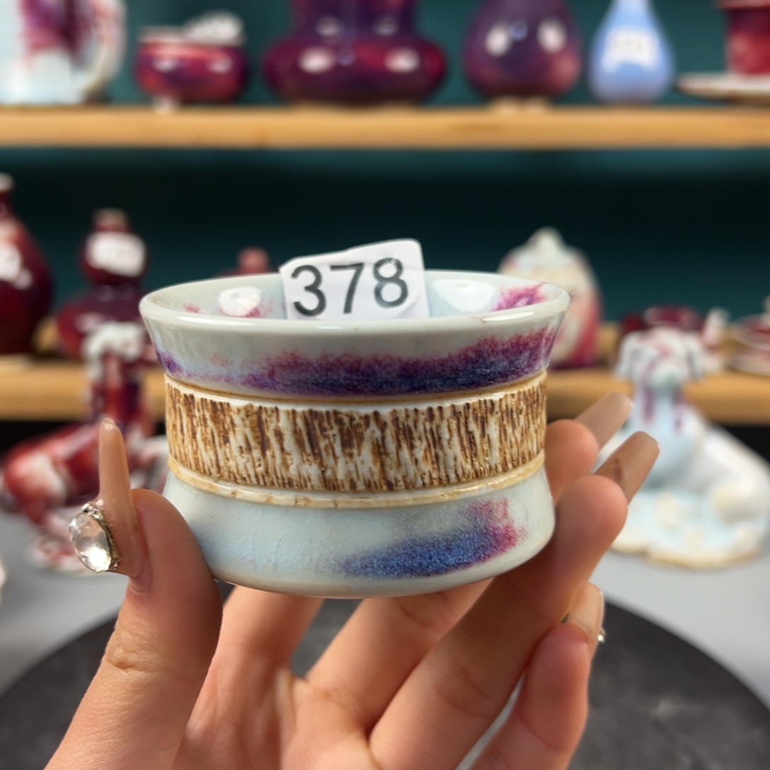 瓷片微瑕主人杯纯手工