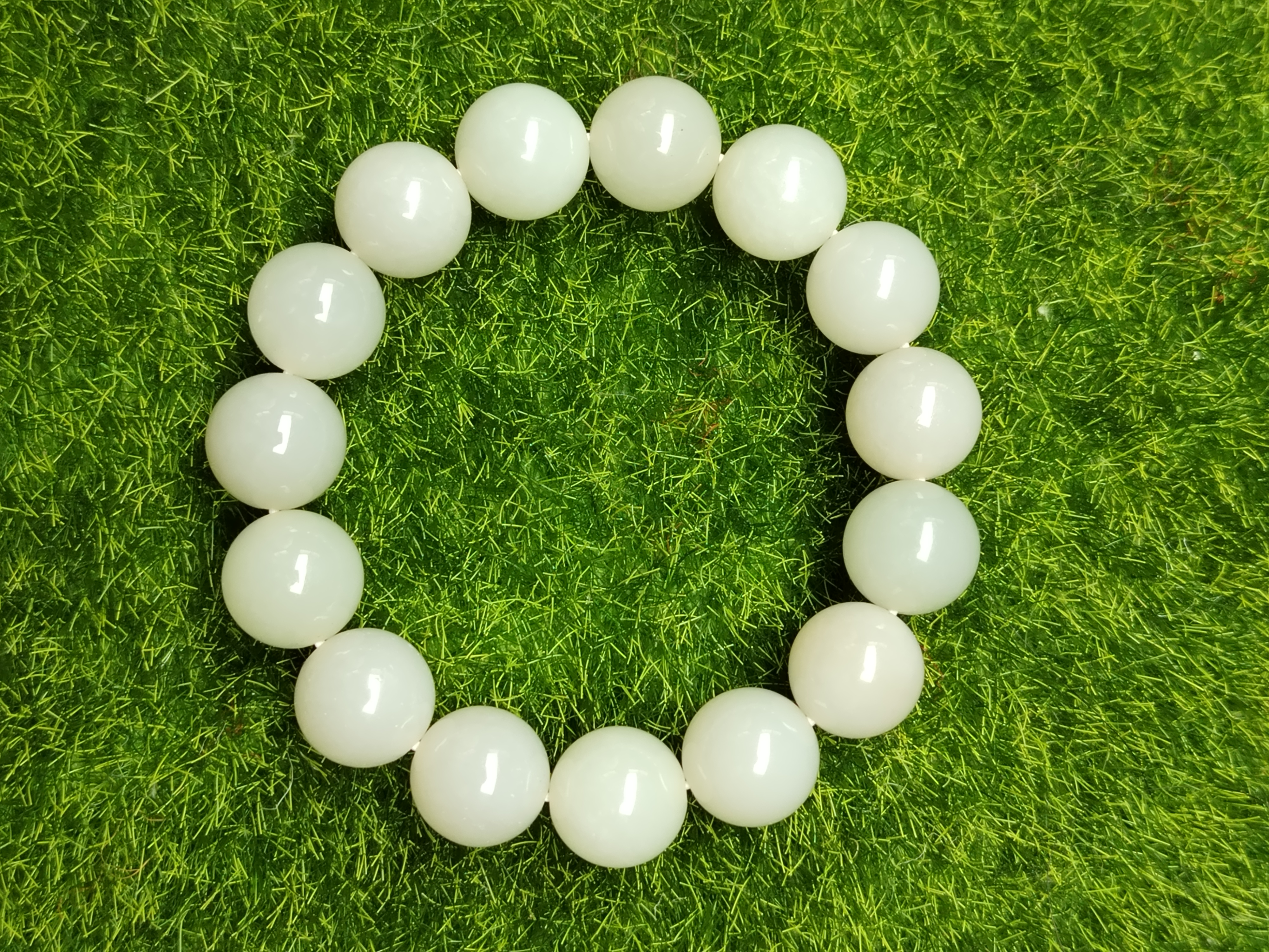 和田玉新疆料卡14mm