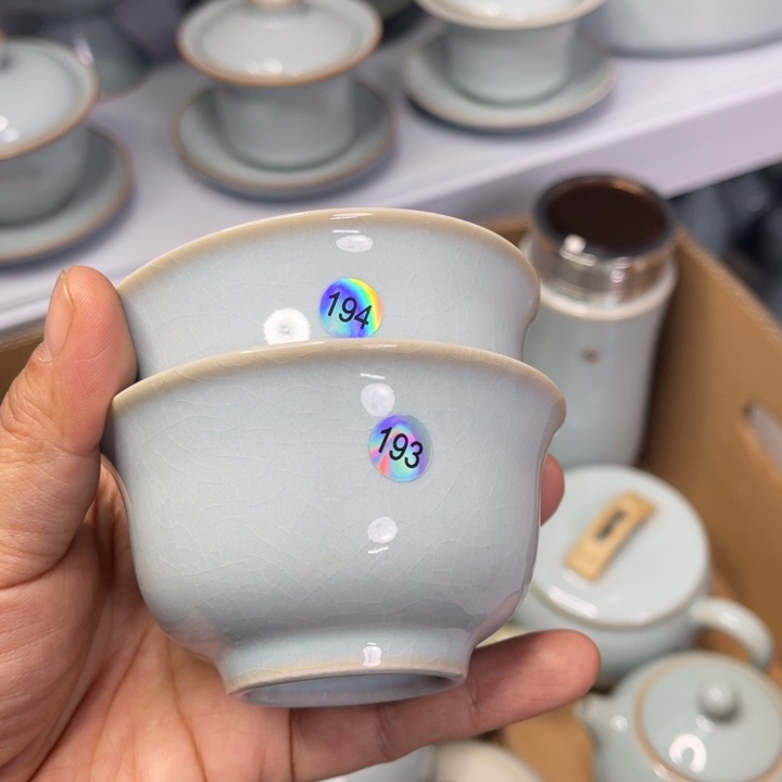 南***雪汝州原矿原釉杯杯194 193