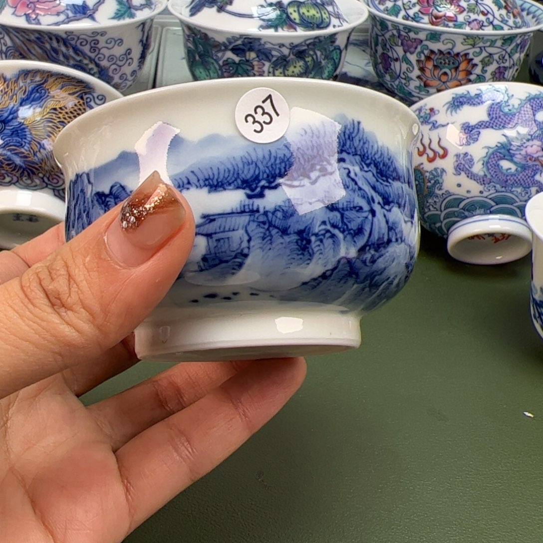 杯沙沙手工手绘茶具337