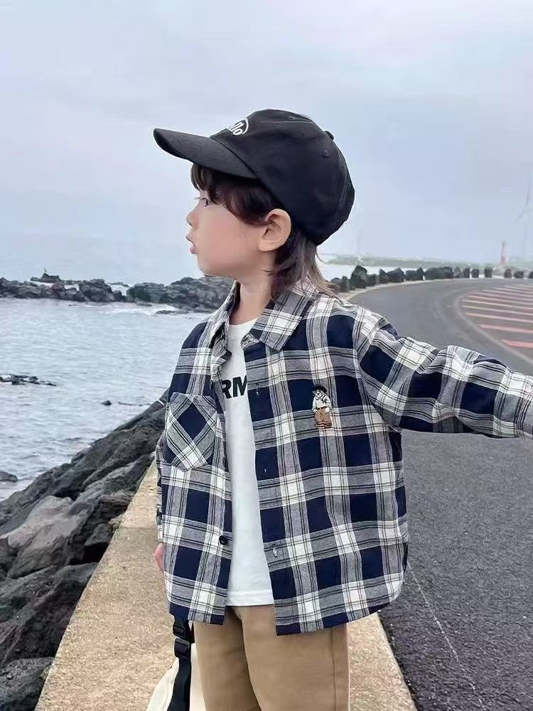 【春秋薄衬衣】百搭好看的儿童衬衣