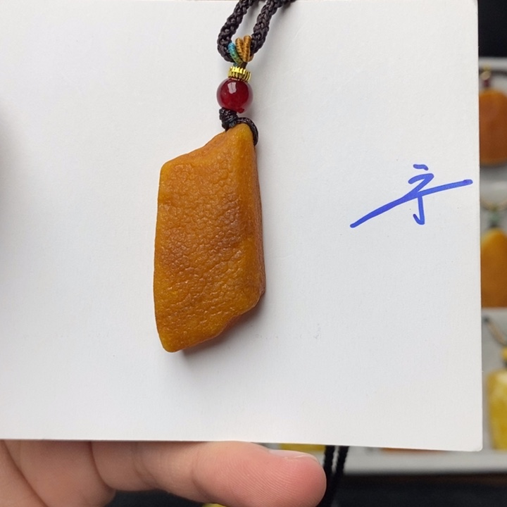 琥珀颈饰未镶嵌琥珀蜜蜡