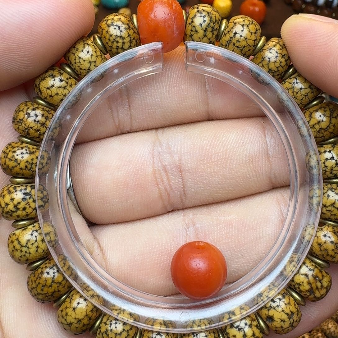 吊坠星月菩提单珠