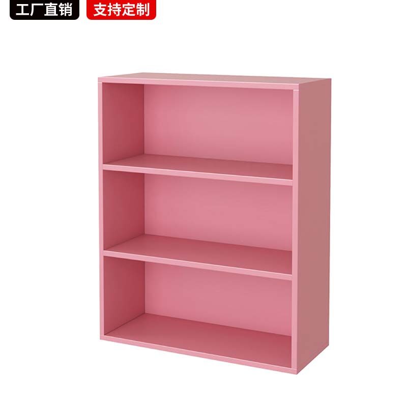 书架落地置物架书柜储物柜一体靠墙边柜收纳格子柜展示柜客厅柜子