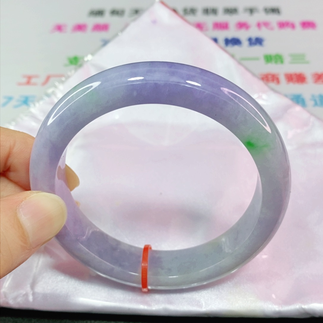 未镶嵌手镯翡翠58.3圈口正圈