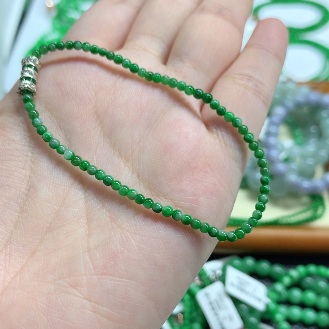 翡翠未镶嵌手链翡翠