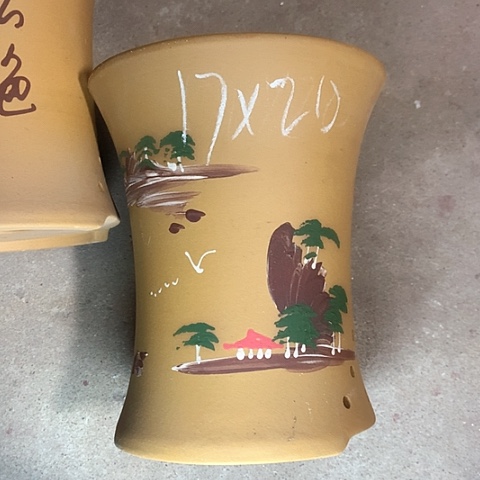 紫砂花盆紫砂的味道真的