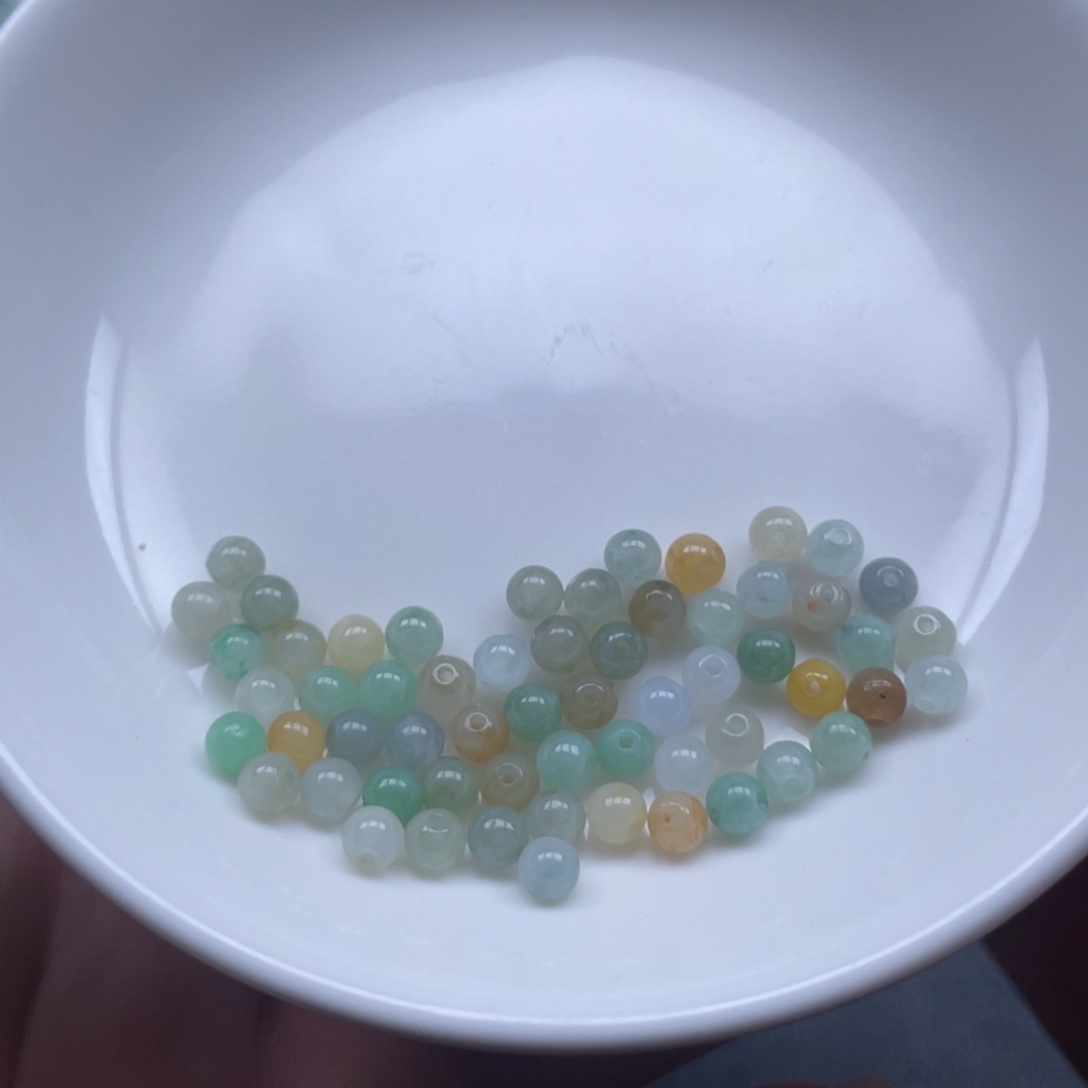 翡翠散珠米珠卡3加发60