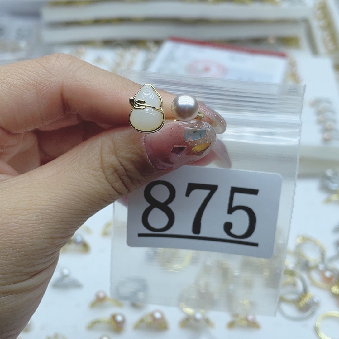 淡水珍珠珠宝奇石合金875