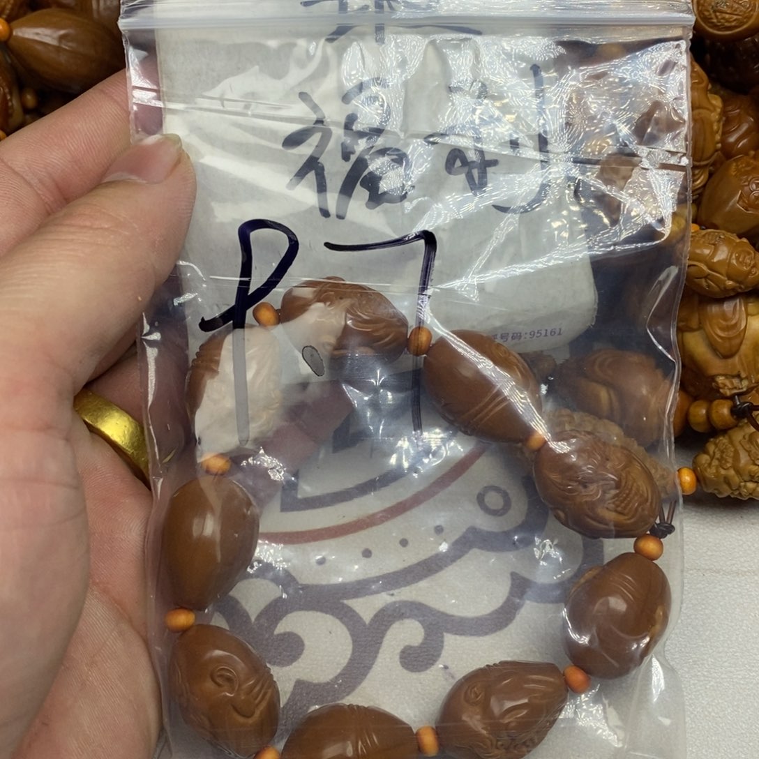 橄榄核手串/手链橄榄核橄榄核雕刻强