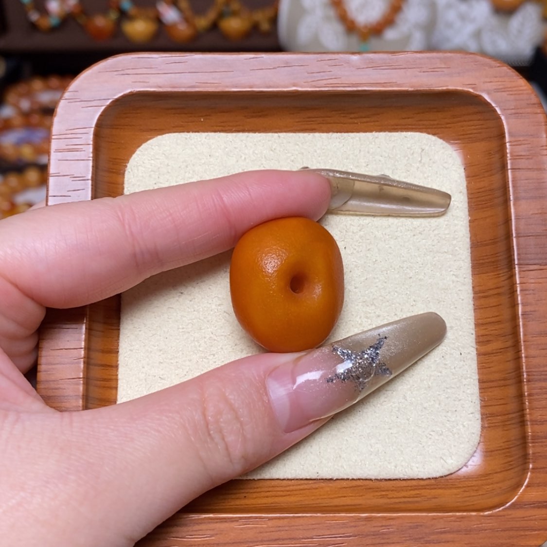 【闪购商品】蜜蜡吊坠(不含链)未镶嵌王*鱼单珠