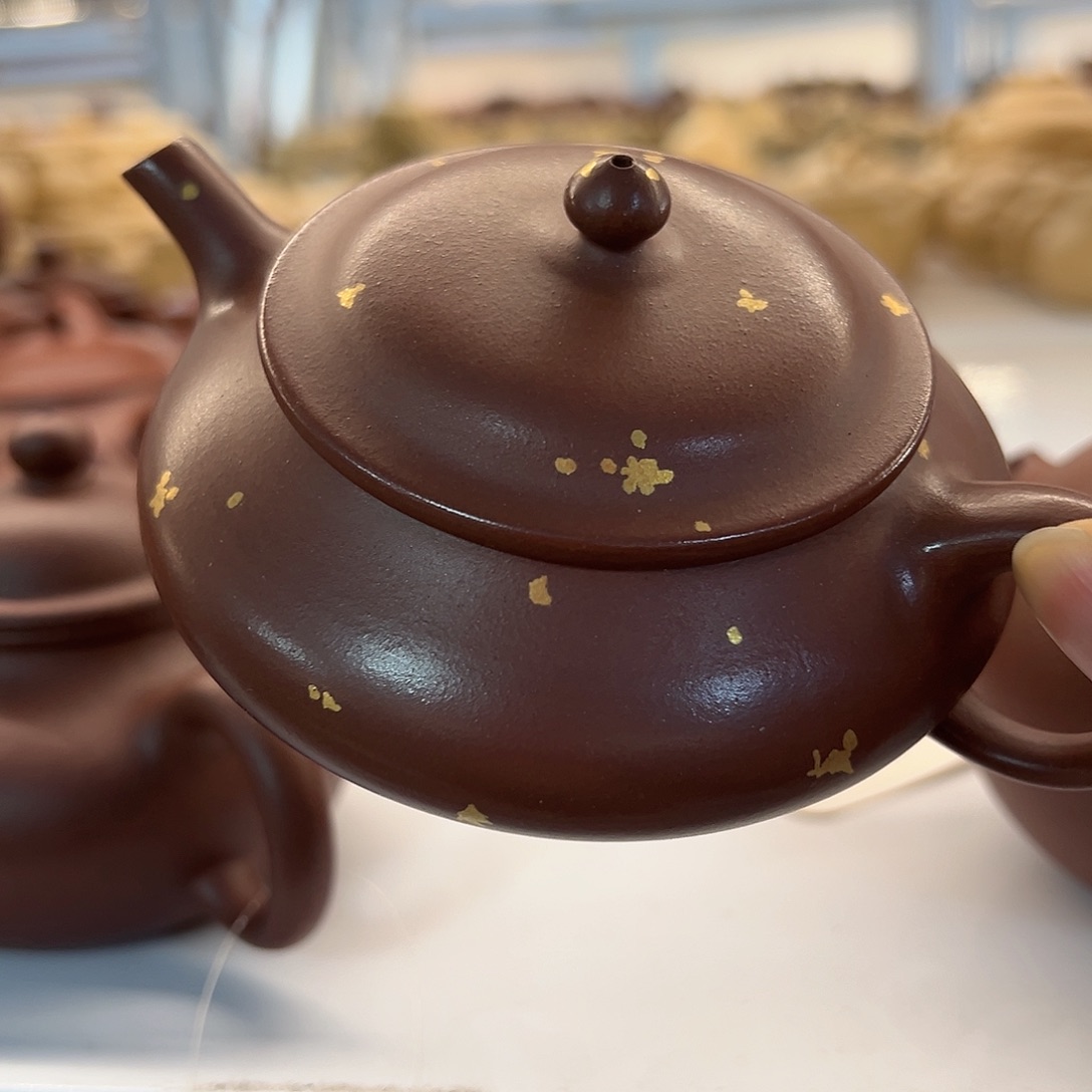 紫砂茶壶黄龙山原矿底槽青 