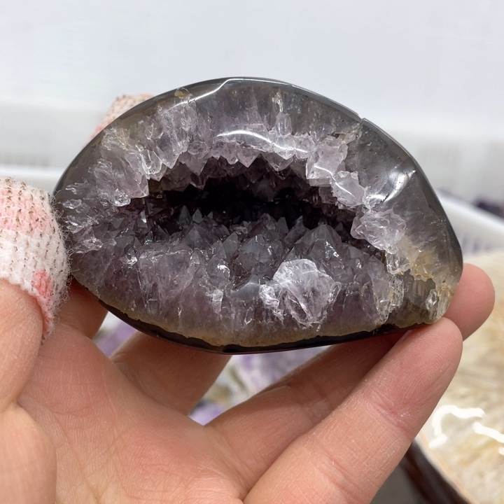 水晶摆件未镶嵌捡漏