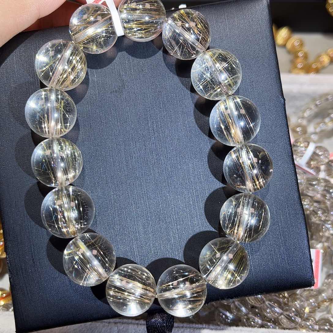 水晶手链未镶嵌银发晶手串