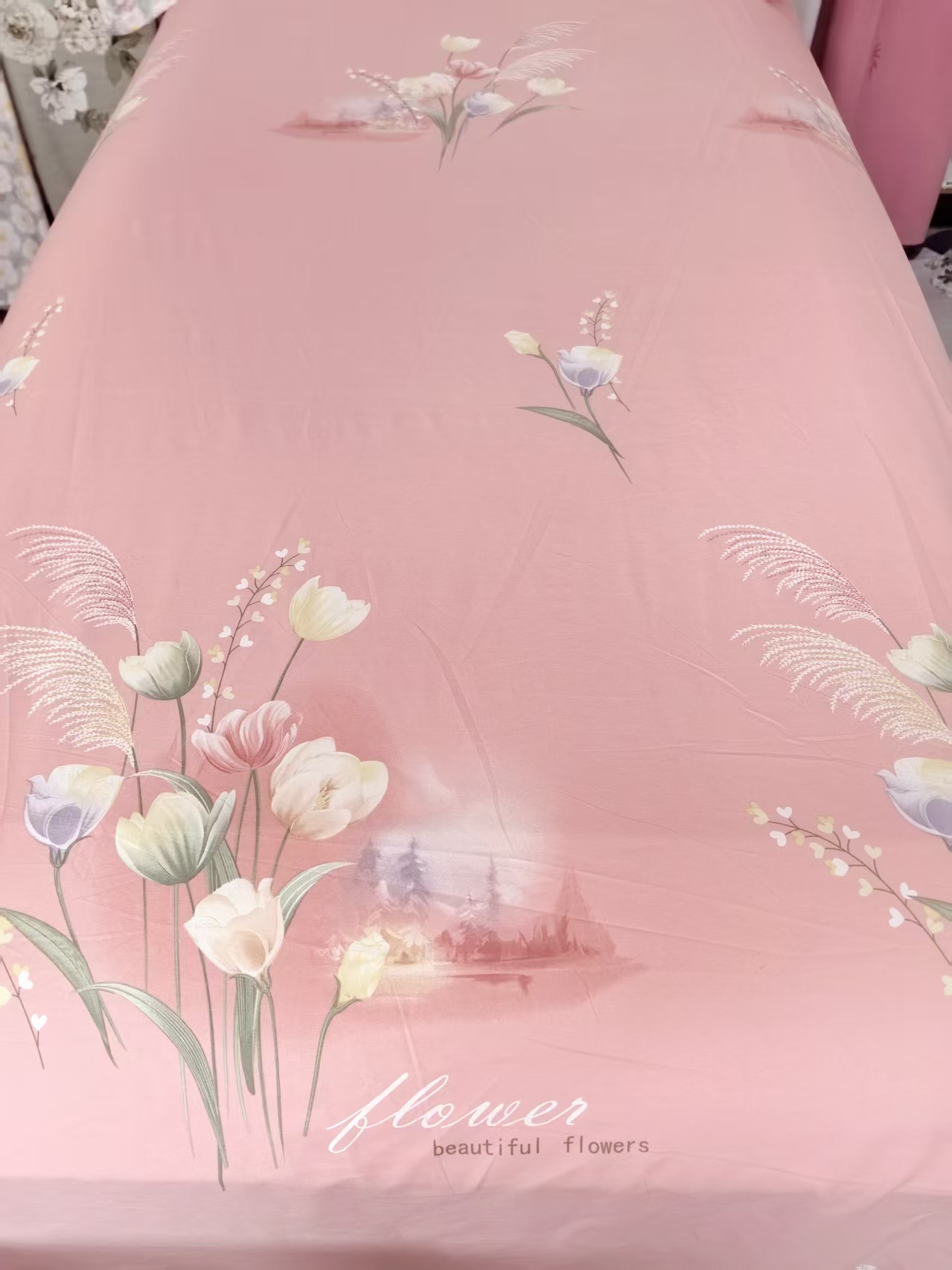  芦香  100%全棉斜纹面料  中厚四季可用  免费加工