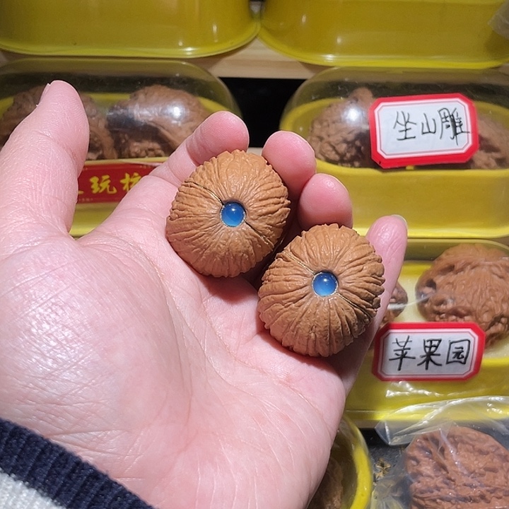 文玩核桃把件猴头