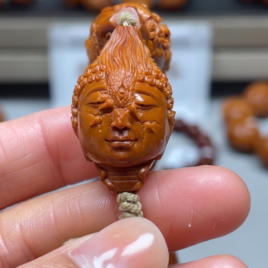 吊坠橄榄核订佛魔一念单颗