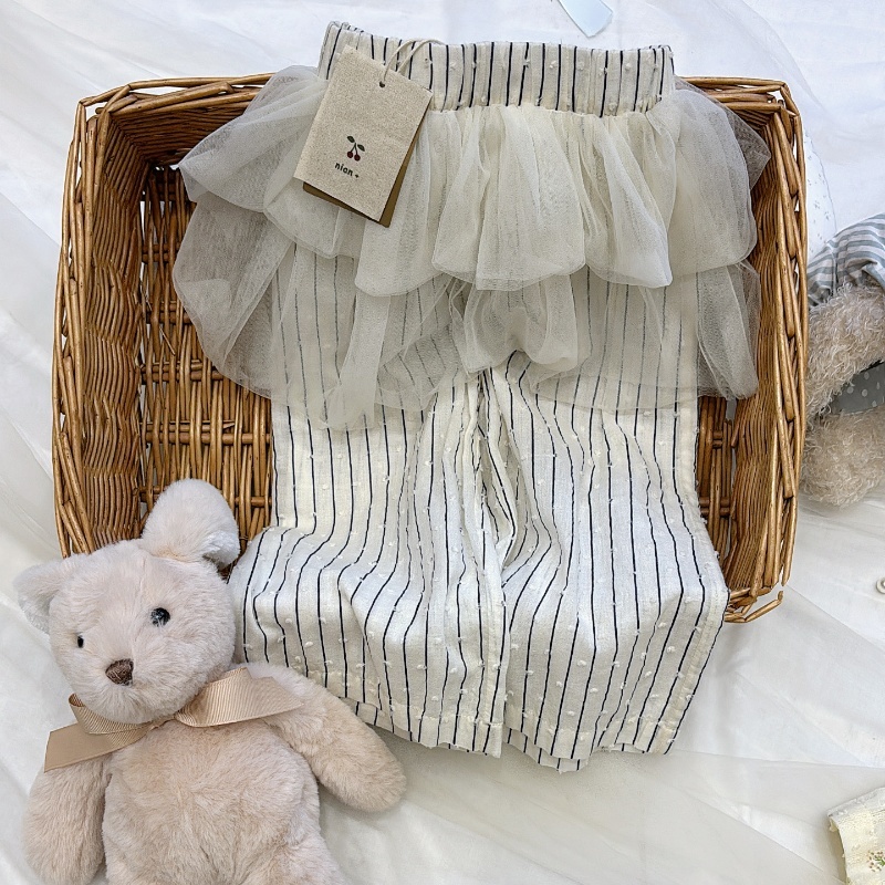 AC356~swmmer-念·25夏~网纱拼接休闲裤F066