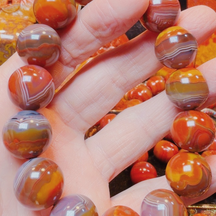 玛瑙/玉髓未镶嵌手链