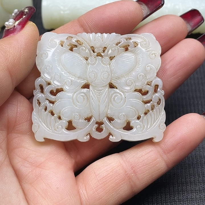 和田玉挂件未镶嵌付*付