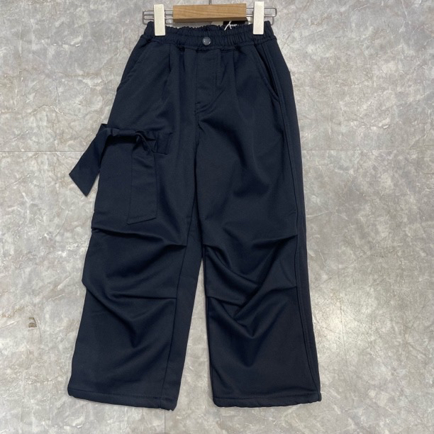 8105儿童蝴蝶结加绒休闲裤