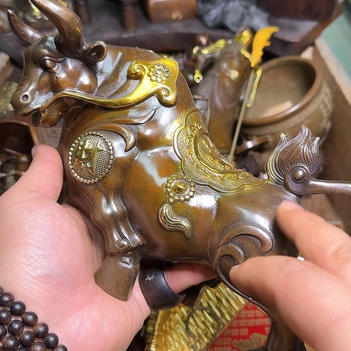 铜器办公室茶室摆件