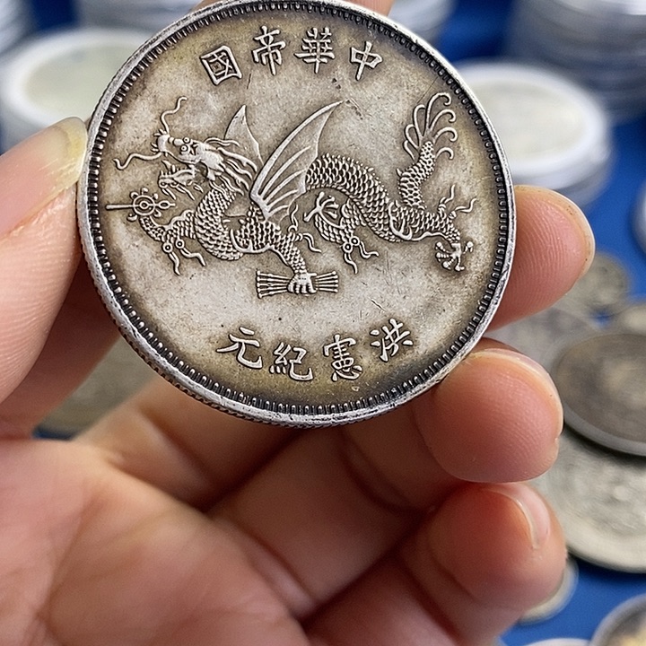 银Ag900高仿工艺品高帽飞龙