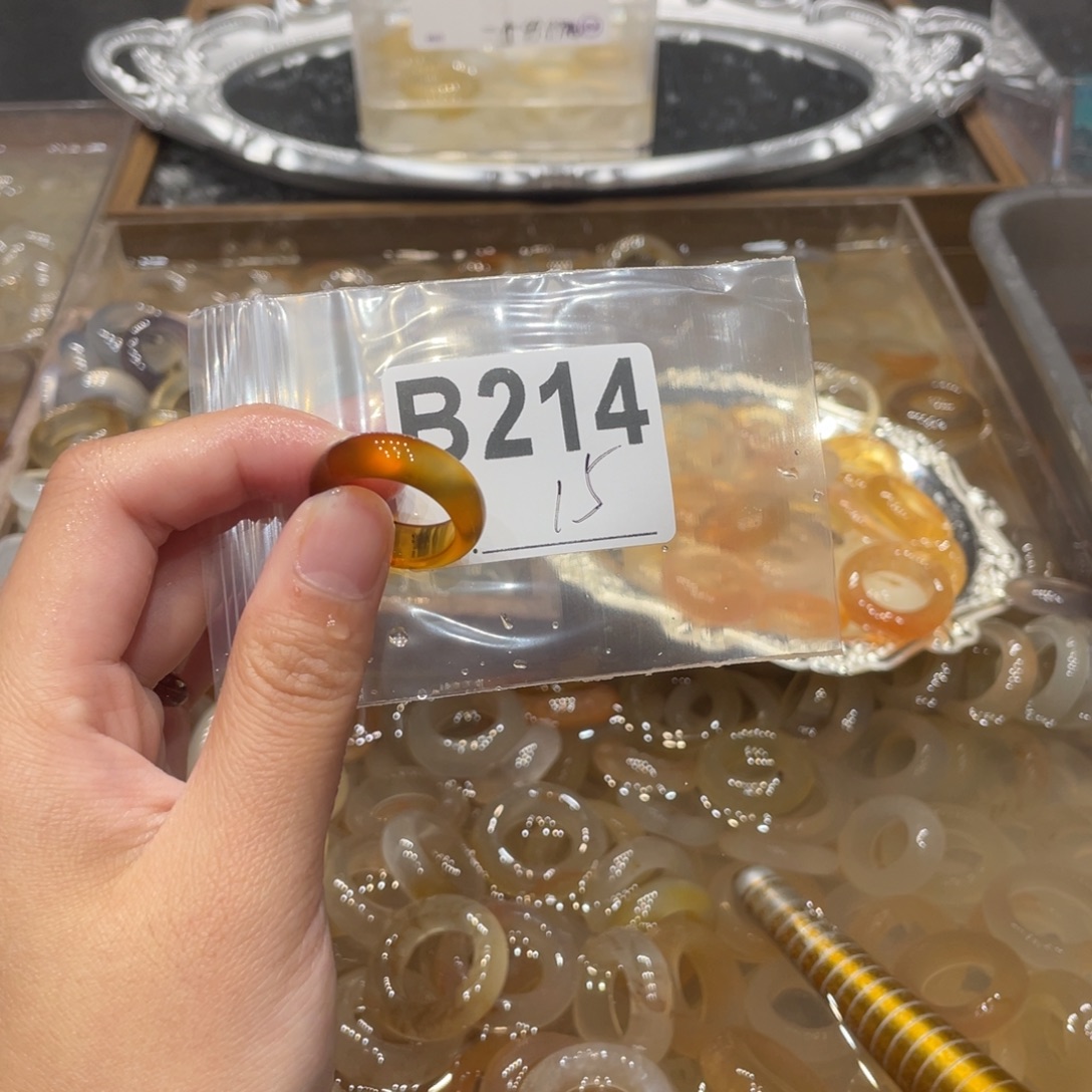 玛瑙/玉髓未镶嵌戒指214