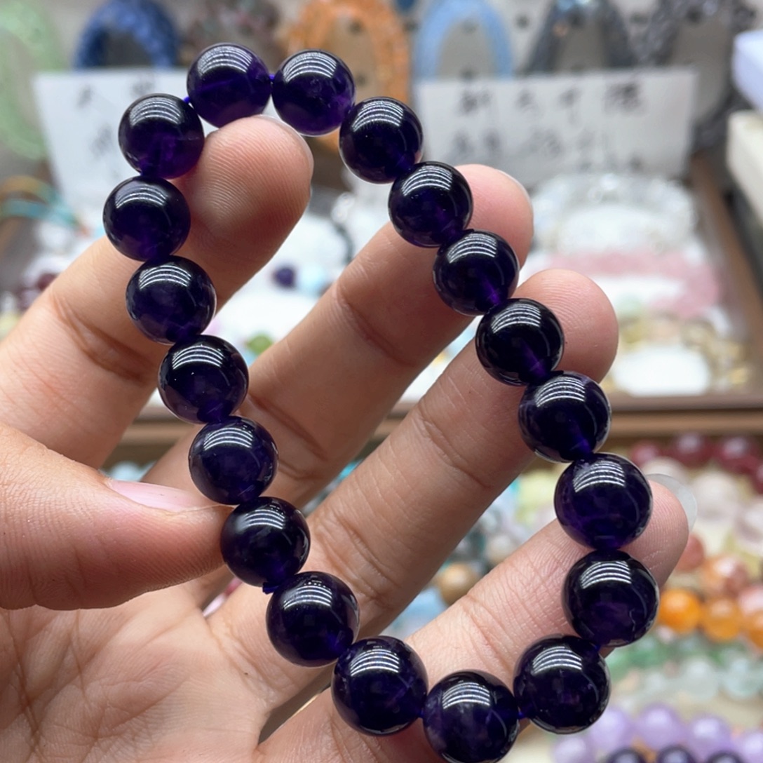 水晶未镶嵌手链10.8咪乌拉圭