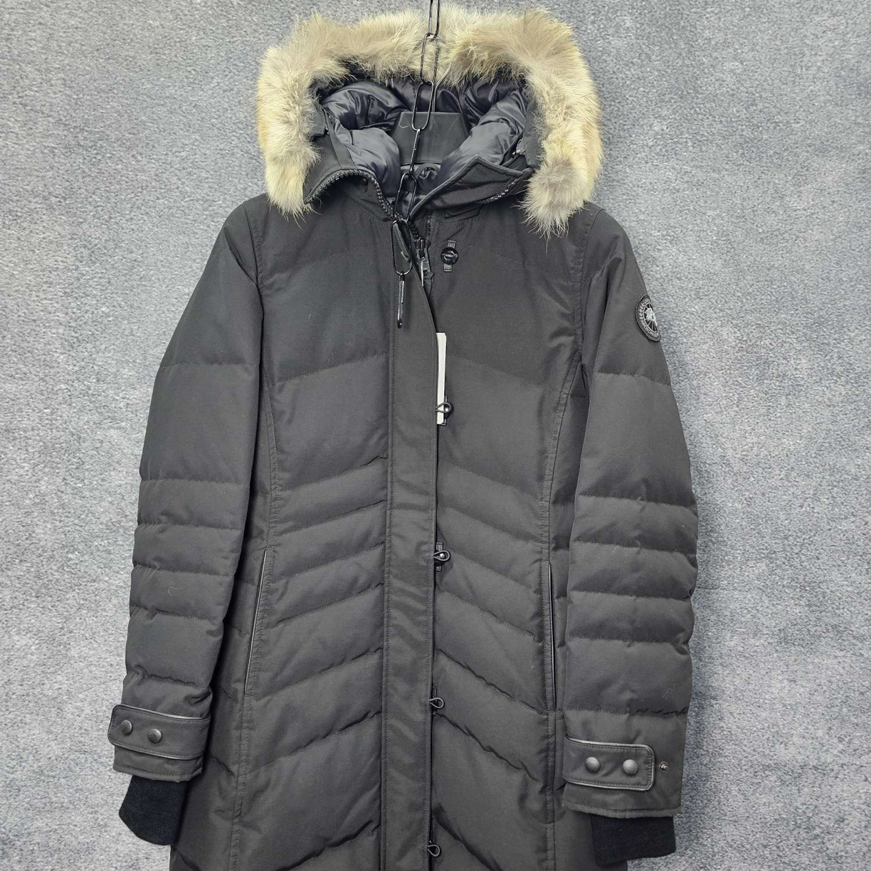 99新 CANADA GOOSE Tsan0113/中长款派克羽绒服/尺码S