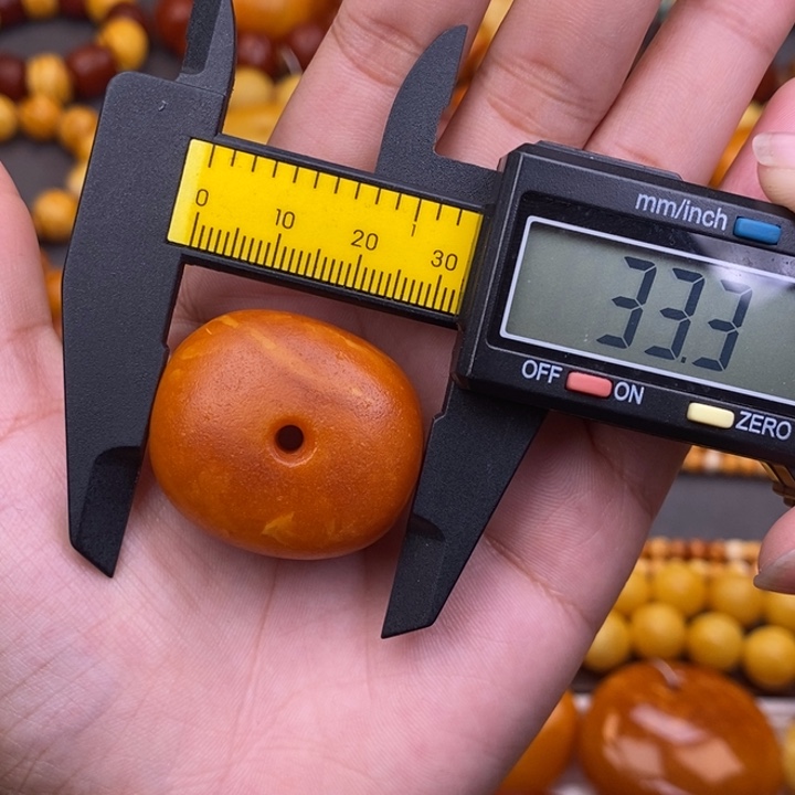 韩***影琥珀未镶嵌裸石蜜蜡L