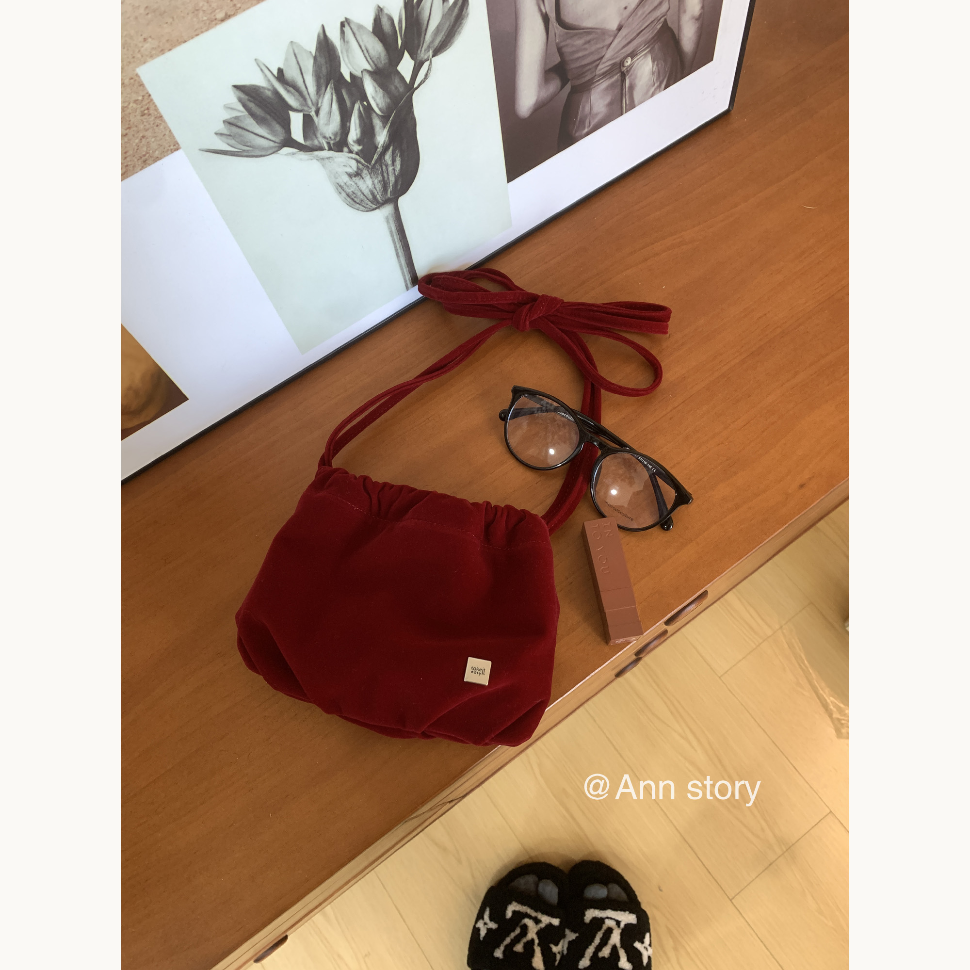 红色手机包新款斜挎小包云朵包