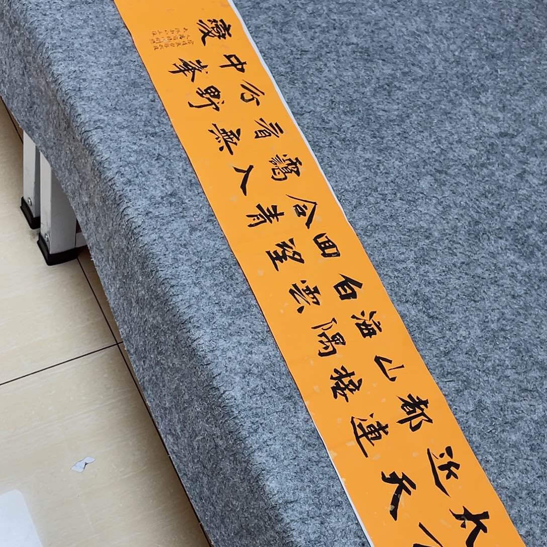 书法5个省书协于建业100×17