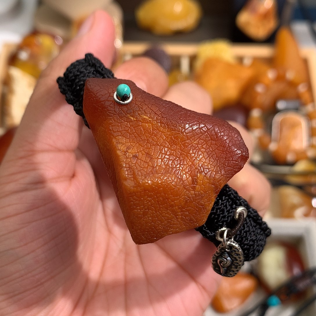 琥珀裸石未镶嵌c*-你