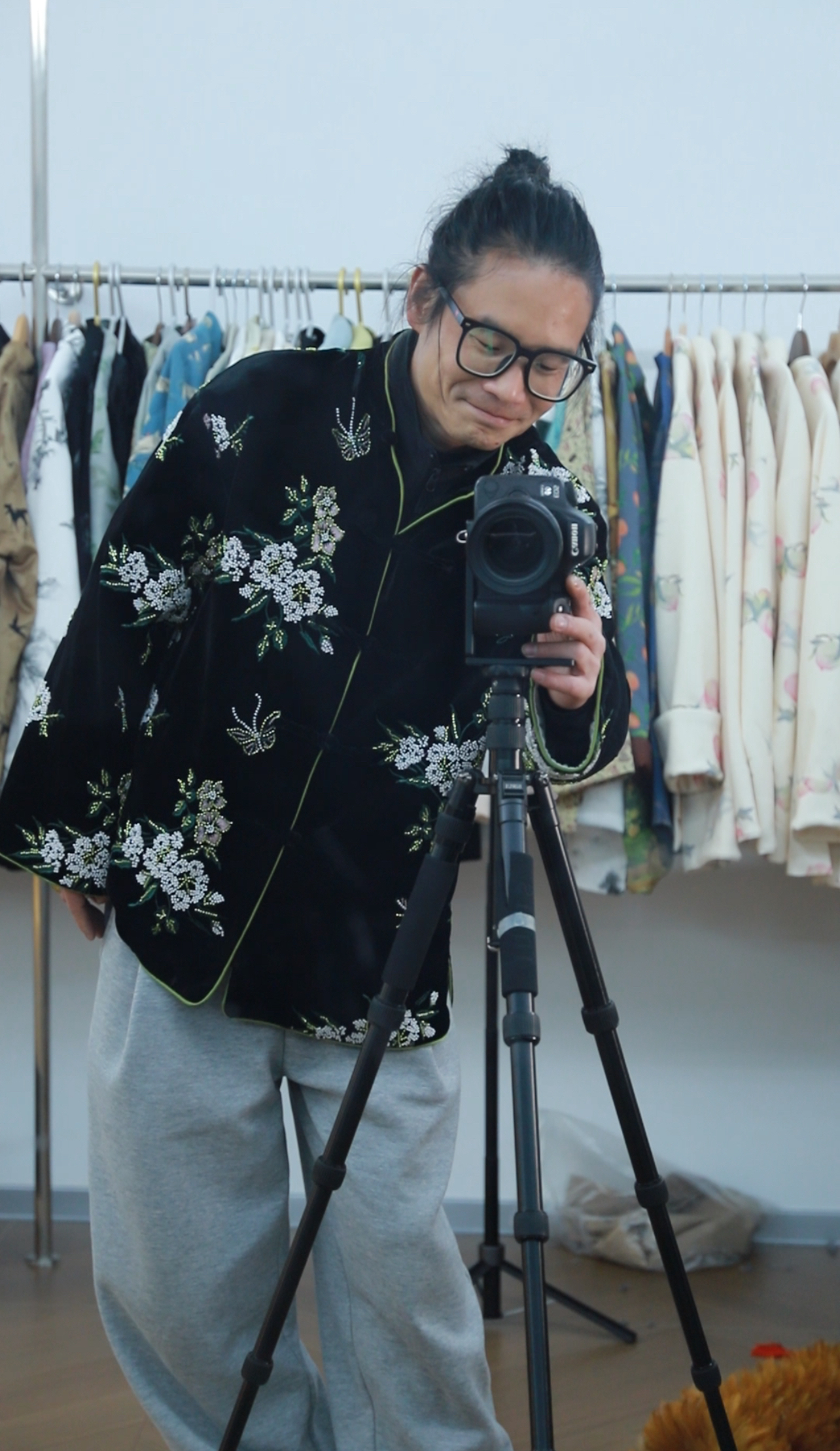 山岚色彩 中式唐装 桃花月落