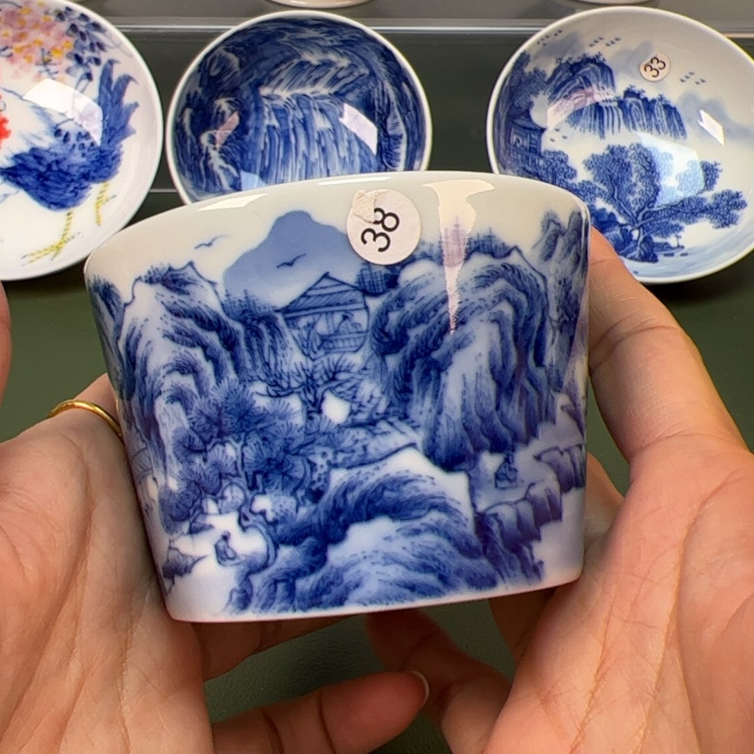 杯木木景德镇纯手绘茶具38