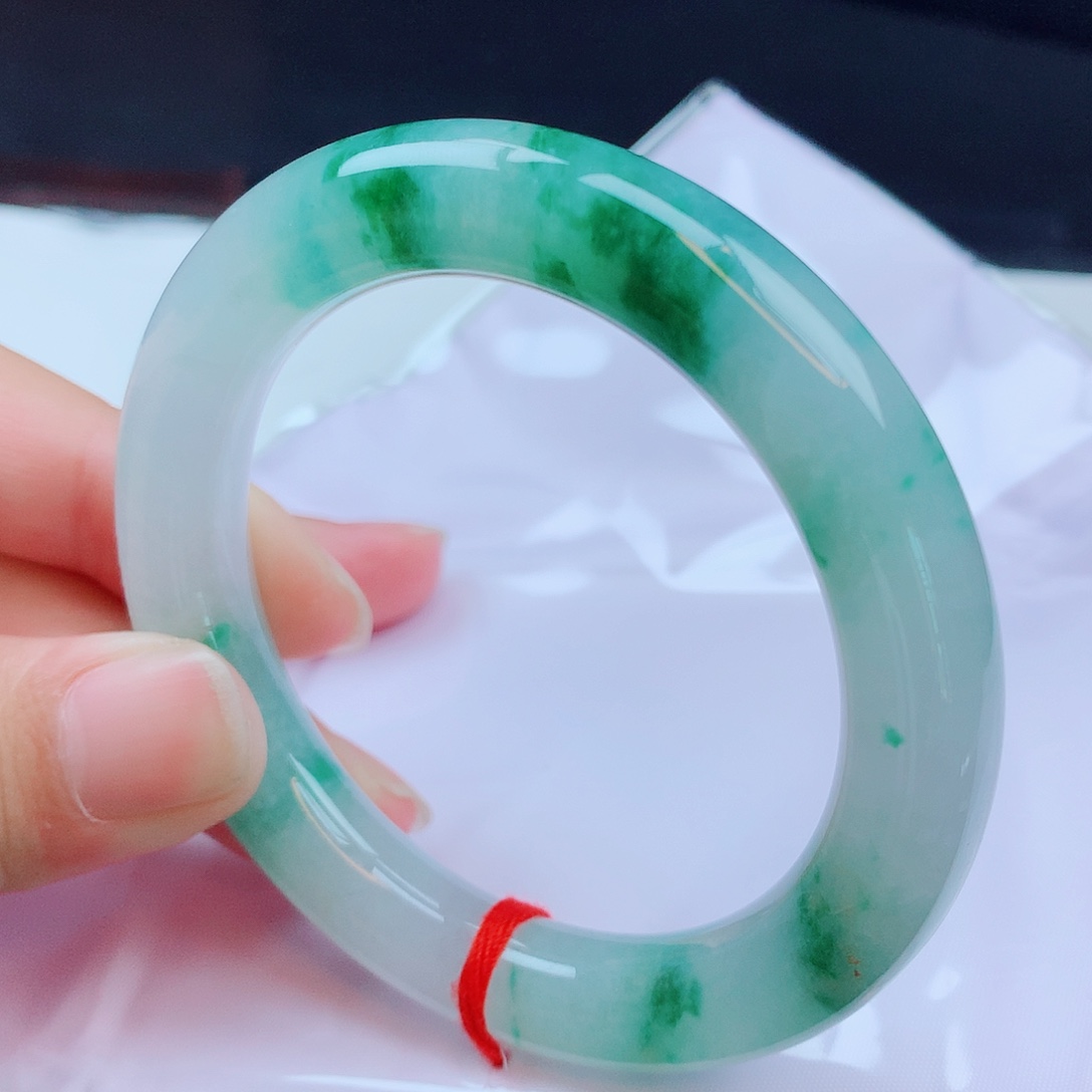 翡翠未镶嵌手镯天然缅甸翡翠A货手镯 