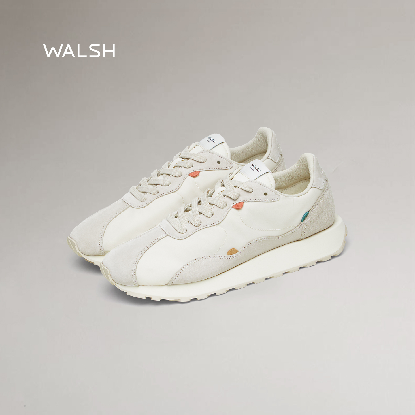 Norman Walsh SLK系列撞色休闲复古透气通勤经典小白鞋