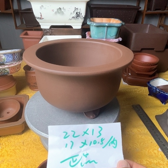 紫砂花瓶紫砂花盆