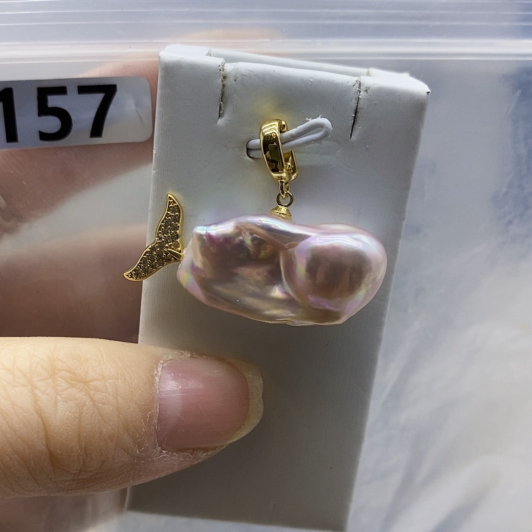 颈饰合金淡水珍珠