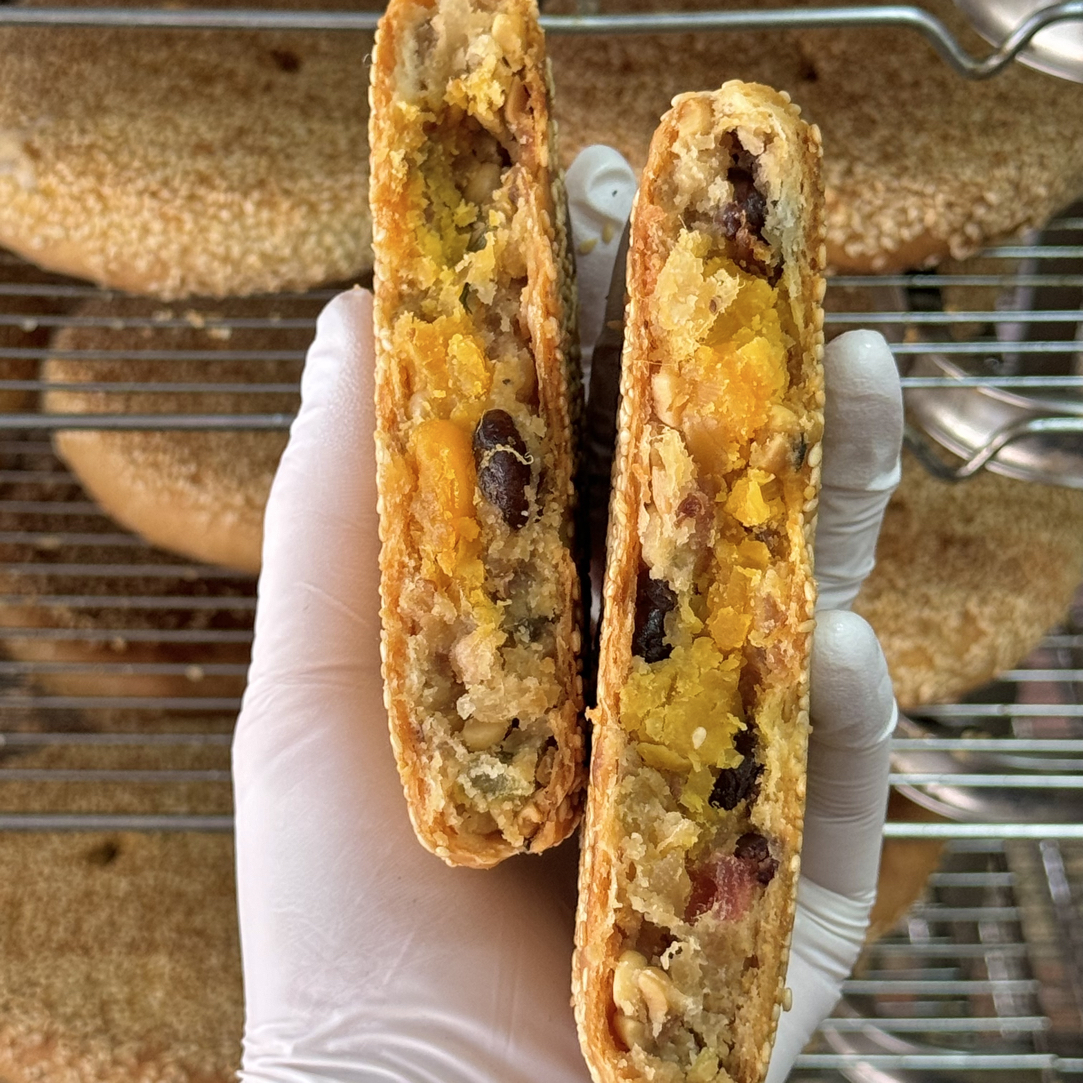 300g 温州手工月饼 蛋黄鲜肉肉松伍仁