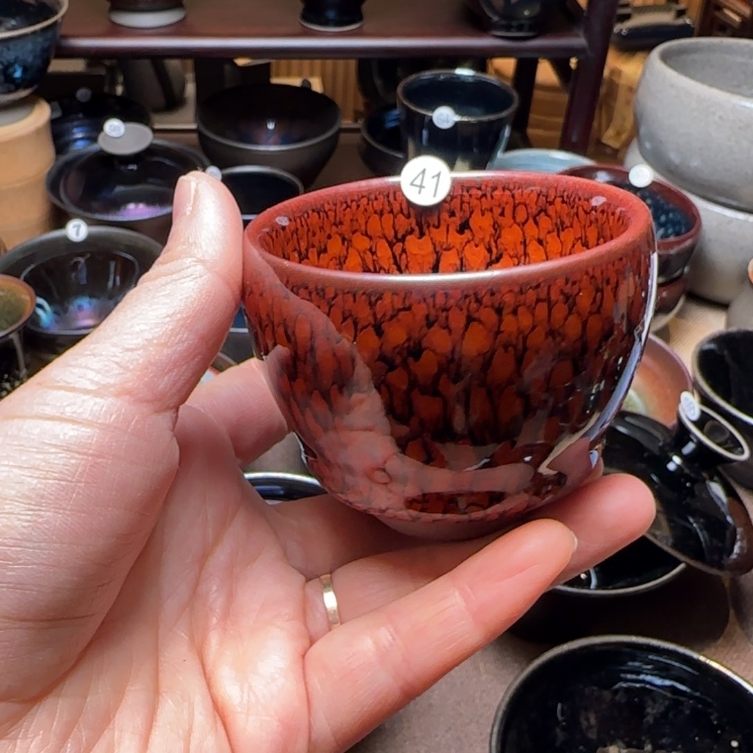 茶盏41徐友龙闻香杯红鹧鸪