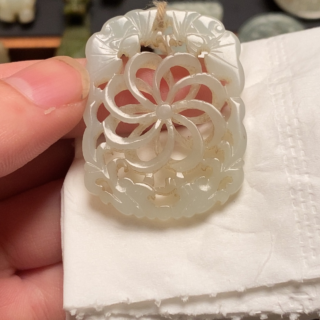 寂***哥和田玉未镶嵌挂件