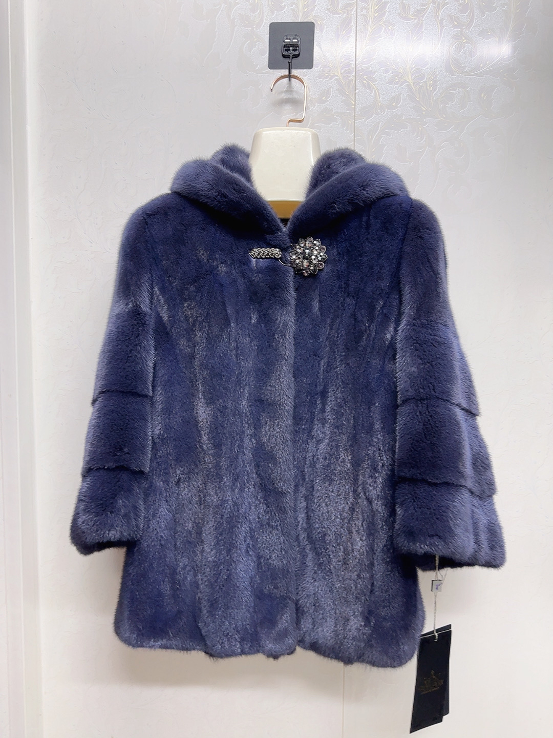 进口貂皮外套 衣长62 胸围104 120斤内穿 支持退换