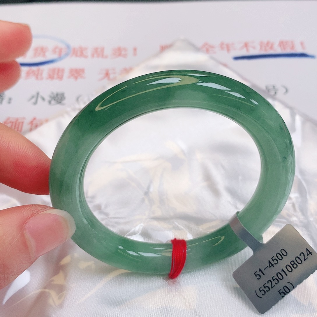 【闪购商品】翡翠手镯未镶嵌缅甸天然a货翡翠