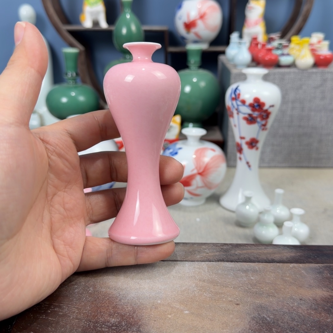 陶瓷手工小花器摆件