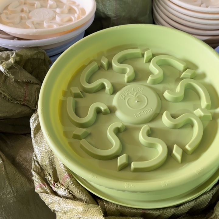 330托盘10个果绿色的花盆