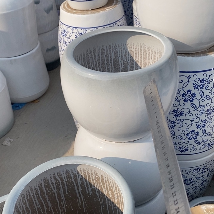 渐变青球盆大号口28/25