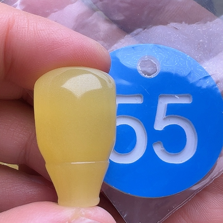 未镶嵌蜜蜡裸石花粉15.3m m