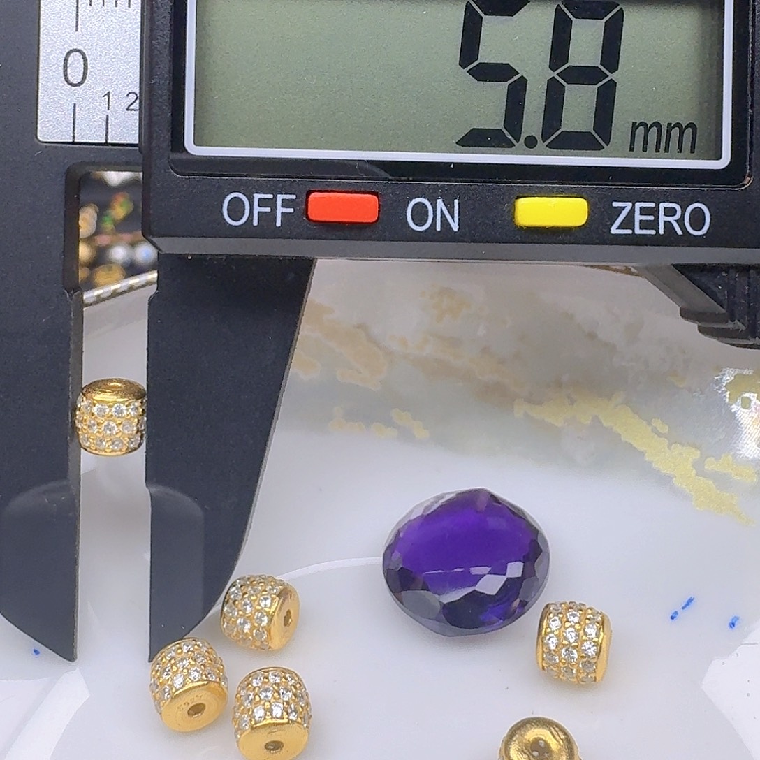紫晶银S925镶嵌颈饰紫水晶925镶嵌138